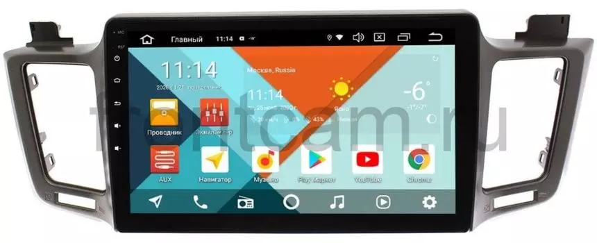 Штатная магнитола Toyota RAV4 (CA40) 2013-2019 Wide Media KS1060QR-3/32 DSP CarPlay 4G-SIM (для авто без камеры) на Android 10 (+ Камера заднего вида в подарок!)