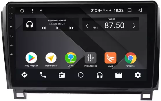 Штатная магнитола Toyota Tundra II, Sequoia II 2008-2018 Wide Media CF1055-OM-4/64 на Android 9.1 (TS9, DSP, 4G SIM, 4/64GB) (с усилителем JBL) (+ Камера заднего вида в подарок!)
