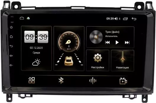 Штатная магнитола Volkswagen Crafter 2006-2016 LeTrun 4196-9148 на Android 10 (6/128, DSP, QLed) С оптическим выходом (+ Камера заднего вида в подарок!)