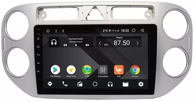 Штатная магнитола Volkswagen Tiguan 2007-2011, Golf Plus 2004-2014 Wide Media CF9048-OM-4/64 на Android 9.1 (TS9, DSP, 4G SIM, 4/64GB) (+ Камера заднего вида в подарок!)