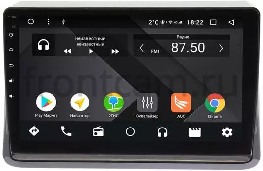 Штатная магнитола Wide Media CF10-197PM-4/64 для Toyota Esquire, Noah III (R80), Voxy III (R80) 2014-2021 на Android 9.1 (TS9, DSP, 4G SIM, 4/64GB) (+ Камера заднего вида в подарок!)