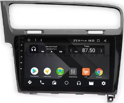 Штатная магнитола Wide Media CF10-469PM-4/64 для Volkswagen Golf 7 2012-2020 на Android 9.1 (TS9, DSP, 4G SIM, 4/64GB) (+ Камера заднего вида в подарок!)