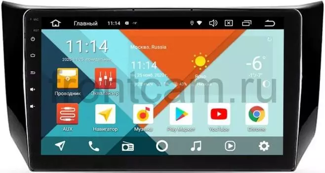 Штатная магнитола Wide Media KS1046QR-3/32 DSP CarPlay 4G-SIM для Nissan Sentra VII (B17), Tiida II 2015-2017 (для авто с Navi) на Android 10 (+ Камера заднего вида в подарок!)