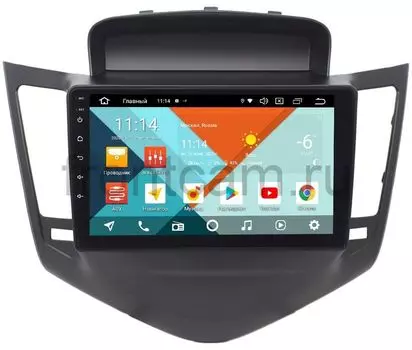Штатная магнитола Wide Media KS9010QR-3/32 DSP CarPlay 4G-SIM для Chevrolet Cruze I 2009-2012 (черная) на Android 10 (+ Камера заднего вида в подарок!)