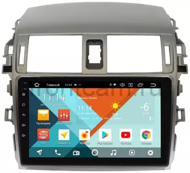 Штатная магнитола Wide Media KS9061QR-3/32 DSP CarPlay 4G-SIM для Toyota Corolla X 2006-2013 на Android 10 (+ Камера заднего вида в подарок!)