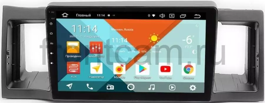 Штатная магнитола Wide Media KS9-044QR-3/32 DSP CarPlay 4G-SIM для Geely FC (Vision) 2006-2011 на Android 10 (+ Камера заднего вида в подарок!)