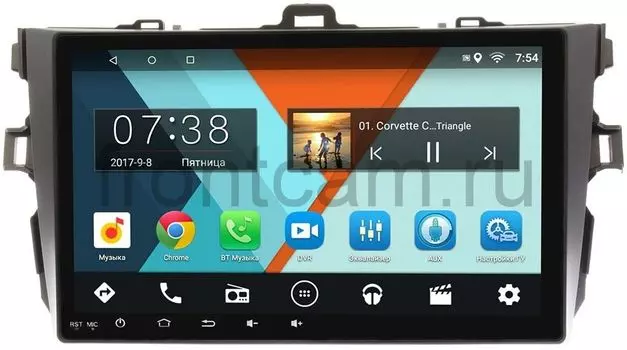 Штатная магнитола Wide Media MT9038MF-2/16 для Toyota Corolla X 2006-2013 на Android 7.1.1 (+ Камера заднего вида в подарок!)