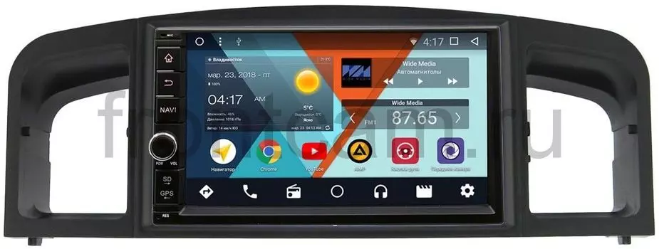 Штатная магнитола Wide Media WM-VS7A706-OC-2/32-RP-LF620-18 для Lifan Solano I (620) 2010-2014 Android 8.0 (+ Камера заднего вида в подарок!)