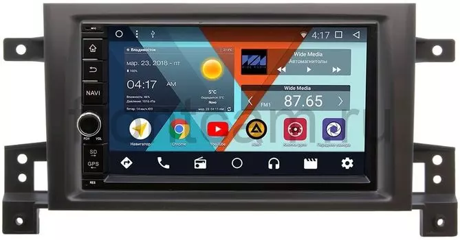 Штатная магнитола Wide Media WM-VS7A706-OC-2/32-RP-SZES3d-14 для Suzuki Grand Vitara III 2005-2015 Android 8.0 (+ Камера заднего вида в подарок!)