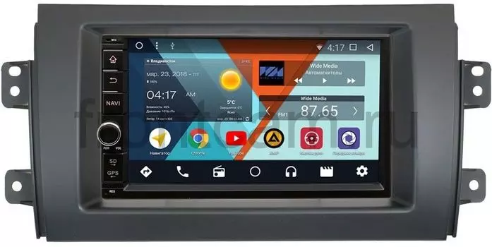 Штатная магнитола Wide Media WM-VS7A706-OC-2/32-RP-SZSX4-44 для Suzuki SX4 I 2006-2014 Android 8.0 (+ Камера заднего вида в подарок!)