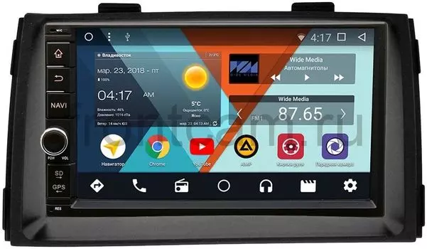 Штатная магнитола Wide Media WM-VS7A706-OC-2/32-RP-KISRd-28 для Kia Sorento II 2009-2012 Android 8.0 (+ Камера заднего вида в подарок!)