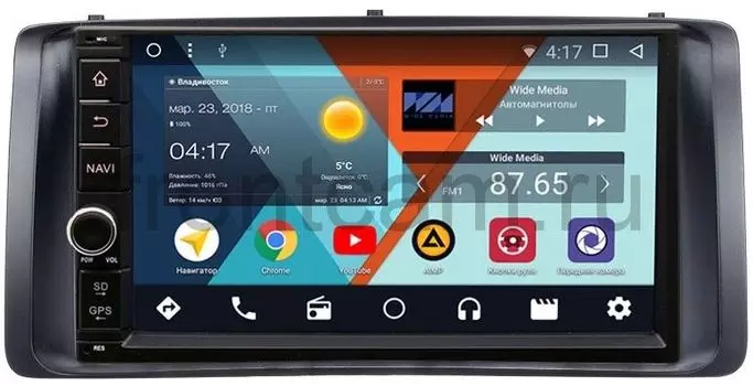 Штатная магнитола Wide Media WM-VS7A706-OC-2/32-RP-TYCR9-41 для Toyota Corolla E120 IX, Allex 2001-2006 Android 8.0 (+ Камера заднего вида в подарок!)