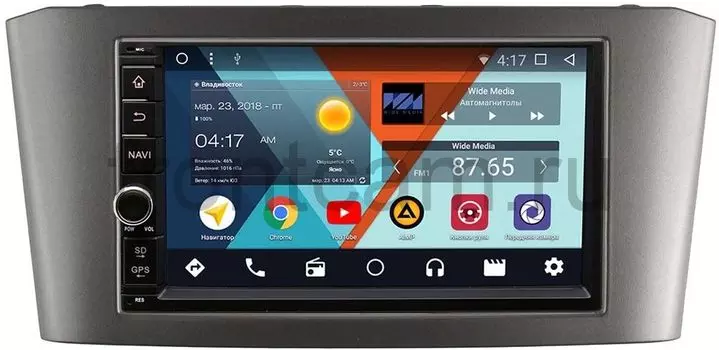 Штатная магнитола Wide Media WM-VS7A706-OC-2/32-RP-TYAV25Xc-09 для Toyota Avensis II 2003-2008 Android 8.0 (+ Камера заднего вида в подарок!)