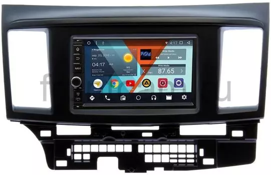 Штатная магнитола Wide Media WM-VS7A706-OC-2/32-RP-MMLNB-49 для Mitsubishi Lancer X 2007-2018 Android 8.0 (+ Камера заднего вида в подарок!)