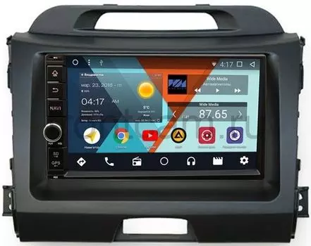 Штатная магнитола Wide Media WM-VS7A706-OC-2/32-RP-KISGB-52 для Kia Sportage III 2010-2016 Android 8.0 (+ Камера заднего вида в подарок!)