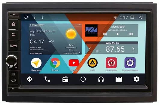 Штатная магнитола Wide Media WM-VS7A706-OC-2/32-RP-CVCB-76 для Chevrolet Cobalt II 2011-2015 Android 8.0 (+ Камера заднего вида в подарок!)