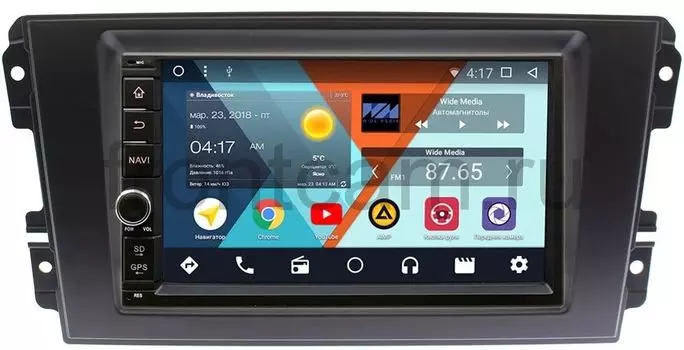 Штатная магнитола Wide Media WM-VS7A706-OC-2/32-RP-DTOD-95 для Datsun On-Do, Mi-Do 2014-2019 Android 8.0 (+ Камера заднего вида в подарок!)