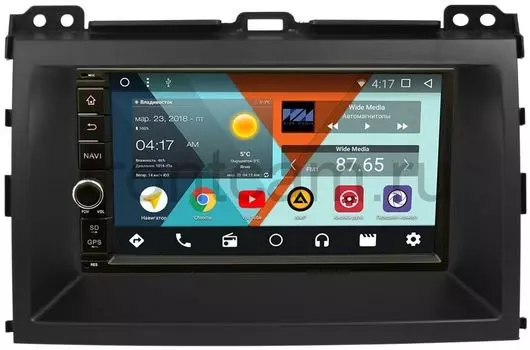 Штатная магнитола WM-VS7A706-OC-2/32-RP-TYLP12X-12 для Toyota LC Prado 120 2002-2009 Android 8.0 (+ Камера заднего вида в подарок!)