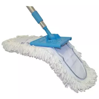 Швабра для пола Рыжий кот с насадкой из микрофибры MopM7