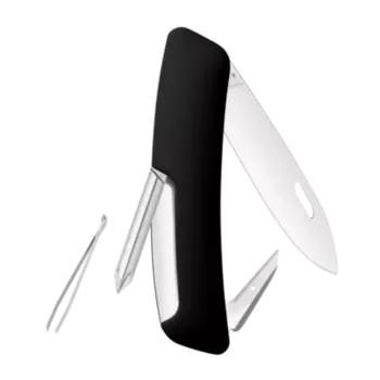 Швейцарский нож SWIZA D02 Standard, 95 мм, 6 функций, черный (блистер) (+ Антисептик-спрей для рук в подарок!)