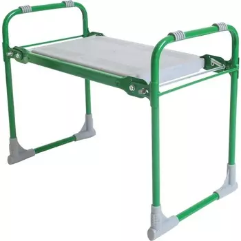 Скамейка садовая НИКА складная СК/З зеленая (+ Антисептик-спрей для рук в подарок!)