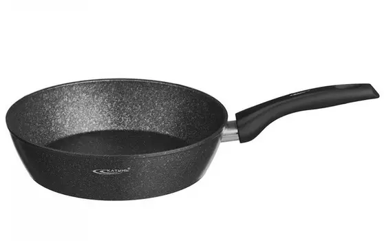 Сотейник Катунь Базальт КТ-АЛ03-СТ26, 26см б/кр а/пр глубокий 6,6см