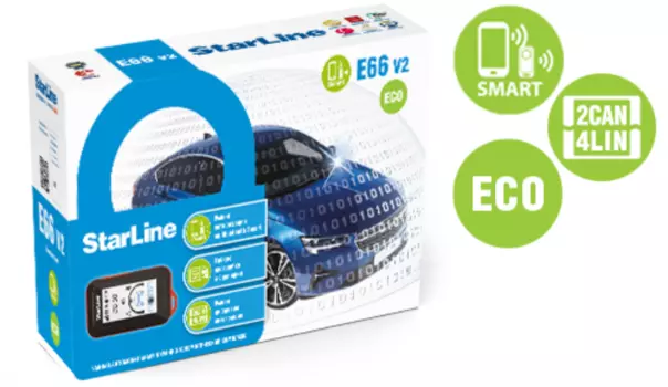 StarLine E66 V2 BT ECO 2CAN+4LIN