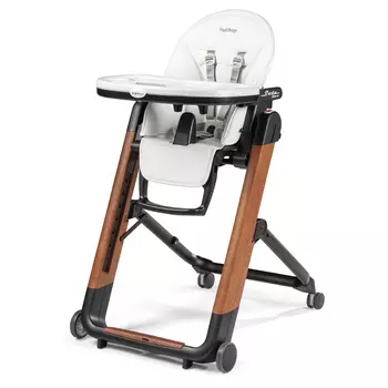 Стульчик для кормления Peg-Perego Siesta Follow Me Ambiance Brown (+ Защитный чехол СМЕШАРИКИ в подарок!)
