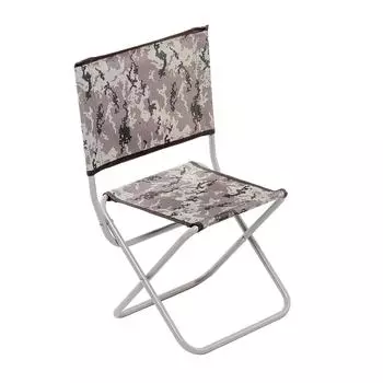 Стульчик рыболова со спинкой КМФ цифра СР-280C (T-FC-280S-DG) TONAR (+ Антисептик-спрей для рук в подарок!)