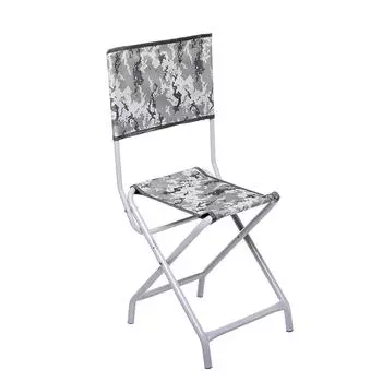 Стульчик рыболова со спинкой КМФ цифра СР-400C (T-FC-400S-DG) TONAR (+ Антисептик-спрей для рук в подарок!)