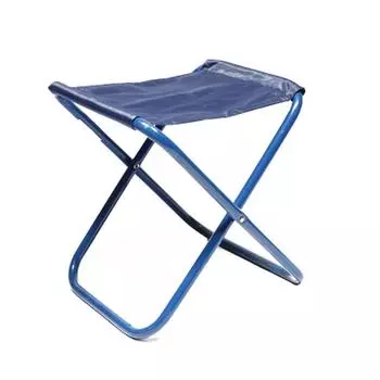 Стул туристич. "СЛЕДОПЫТ" складной, мал. 320х310х340 мм, труба сталь 16х1 мм (т. синий)