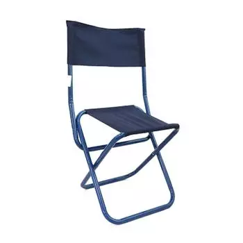 Стул туристич. "СЛЕДОПЫТ" складной со спин,бол. 420х490х940мм,труба сталь 25х1мм(рипстоп т.син.)