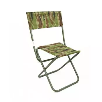 Стул туристич. "СЛЕДОПЫТ" складной со спин., сред. 350х470х810мм, труба сталь 20х1мм (камыш)