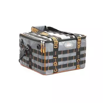 Сумка рыболовная "СЛЕДОПЫТ" Base Lure Bag XXL, 38х38х25 см, цв. серый + 7 коробок Luno 28