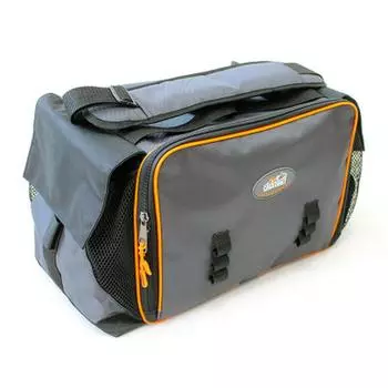 Сумка рыболовная "СЛЕДОПЫТ" Lure Bag XL, 40х28х24 см, цв. серый + 5 коробок Luno 28