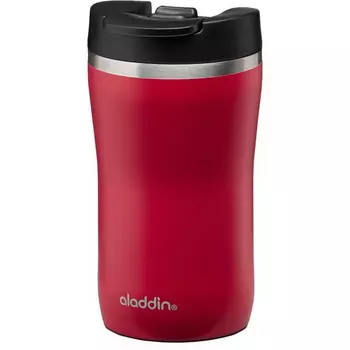 Термокружка Aladdin 0.25L из нержавеющей стали Café Leak-Lock красная (+ Антисептик-спрей для рук в подарок!)