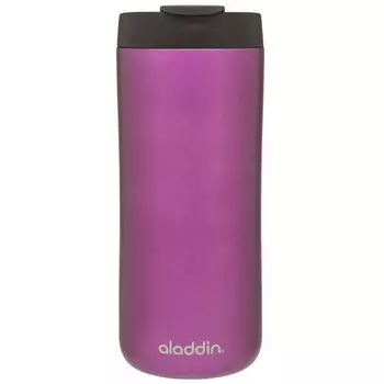 Термокружка Aladdin 0.35L из нержавеющей стали фиолетовая (+ Антисептик-спрей для рук в подарок!)