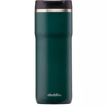 Термокружка Aladdin 0.35L из нержавеющей стали Mocca Leak-Lock Зеленая (+ Антисептик-спрей для рук в подарок!)