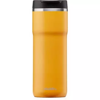 Термокружка Aladdin 0.35L из нержавеющей стали Mocca Leak-Lock желтая (+ Антисептик-спрей для рук в подарок!)