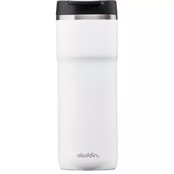 Термокружка Aladdin 0.35L из нержавеющей стали Mocca Leak-Lock Белая (+ Антисептик-спрей для рук в подарок!)