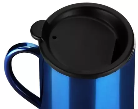 Термокружка Арктика (0,3 литра), синяя (+ Антисептик-спрей для рук в подарок!)