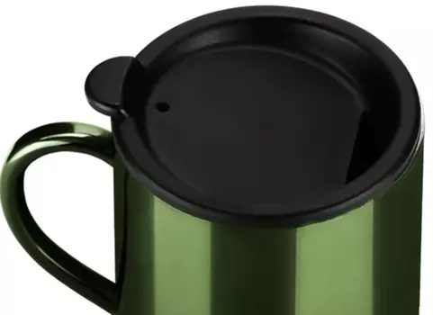 Термокружка Арктика (0,4 литра), болотная (+ Антисептик-спрей для рук в подарок!)