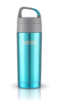 Термокружка LaPlaya Carabiner (0,35 литра), зеленая (+ Антисептик-спрей для рук в подарок!)