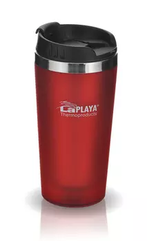 Термокружка LaPlaya Mercury Mug (0,4 литра), красная (+ Антисептик-спрей для рук в подарок!)