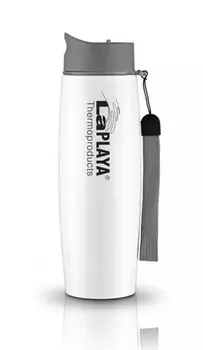 Термокружка LaPlaya Thermo Mug SS Strap (0,5 литра), белая (+ Антисептик-спрей для рук в подарок!)