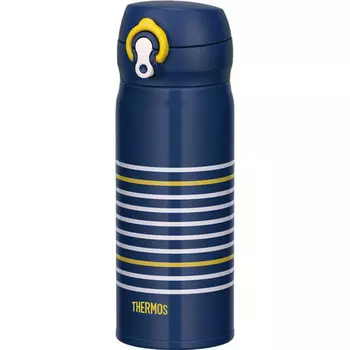 Термокружка Thermos JNL-402-NVY SS (0,4 литра), синяя (+ Антисептик-спрей для рук в подарок!)