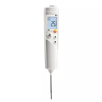 Термометр пищевой компактный Testo 106 с сигналом тревоги