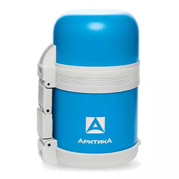 Термос "Арктика" с широким горлом универсальный 202-1200 синий , 1.2 л (нержавеющая сталь, цвет синий, горловина 7 см)