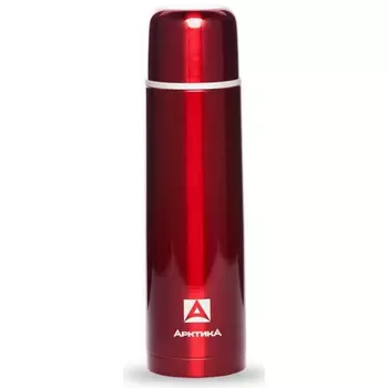 Термос "Арктика" с узким горлом классический 102-750 красный, 0.75 л (нержавеющая сталь, цвет красный, горловина 4.5 см)