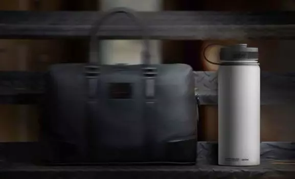 Термос Asobu Alpine flask (0,53 литра), белый (+ Антисептик-спрей для рук в подарок!)